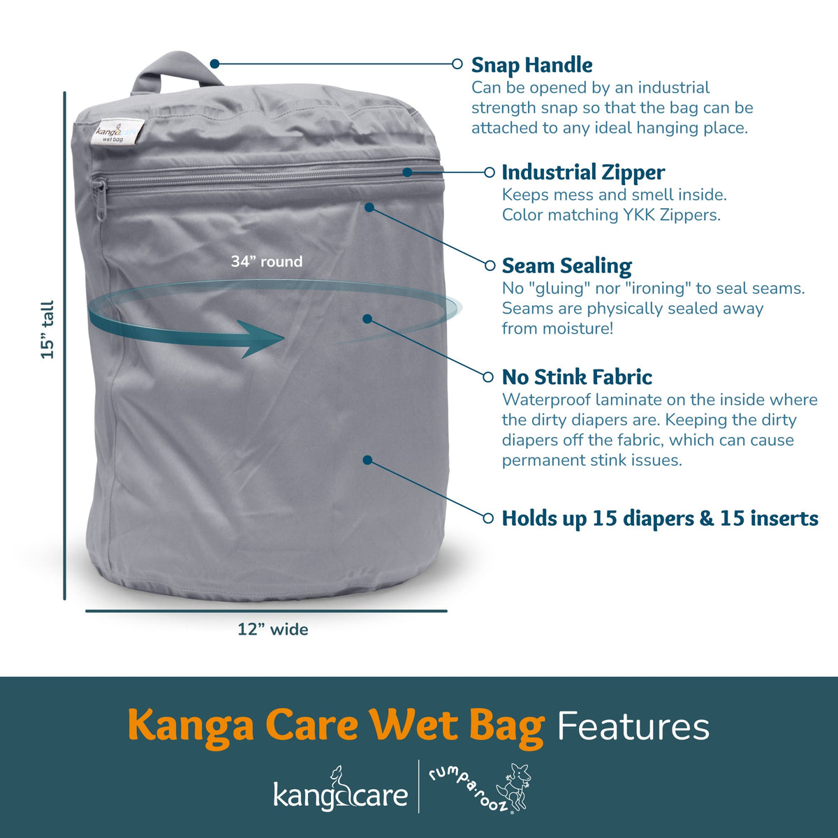 Kanga Care Wet Bag - Pine