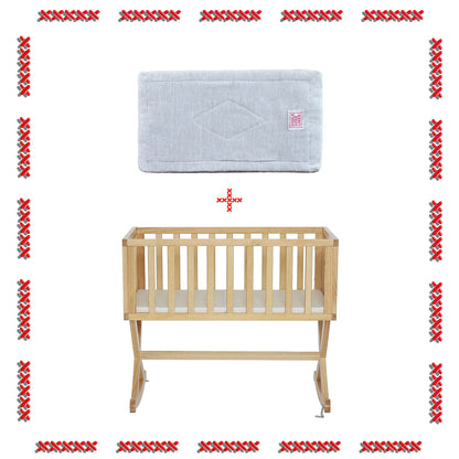Wholesome Linen Organic Cradle Mattress Pad 18x36