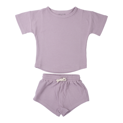 Three Little Tots Wild Orchid Waffle Set