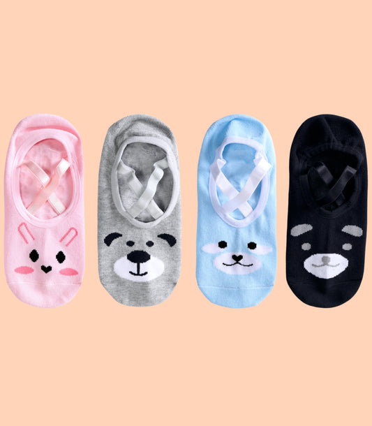Alina Mae Maternity Non-Slip Women's Hospital Socks (Cartoon)