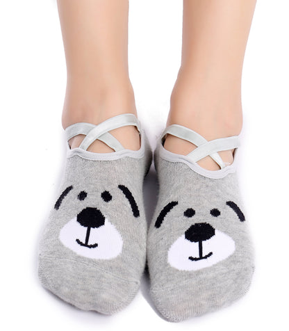 Alina Mae Maternity Non-Slip Women's Hospital Socks (Cartoon)
