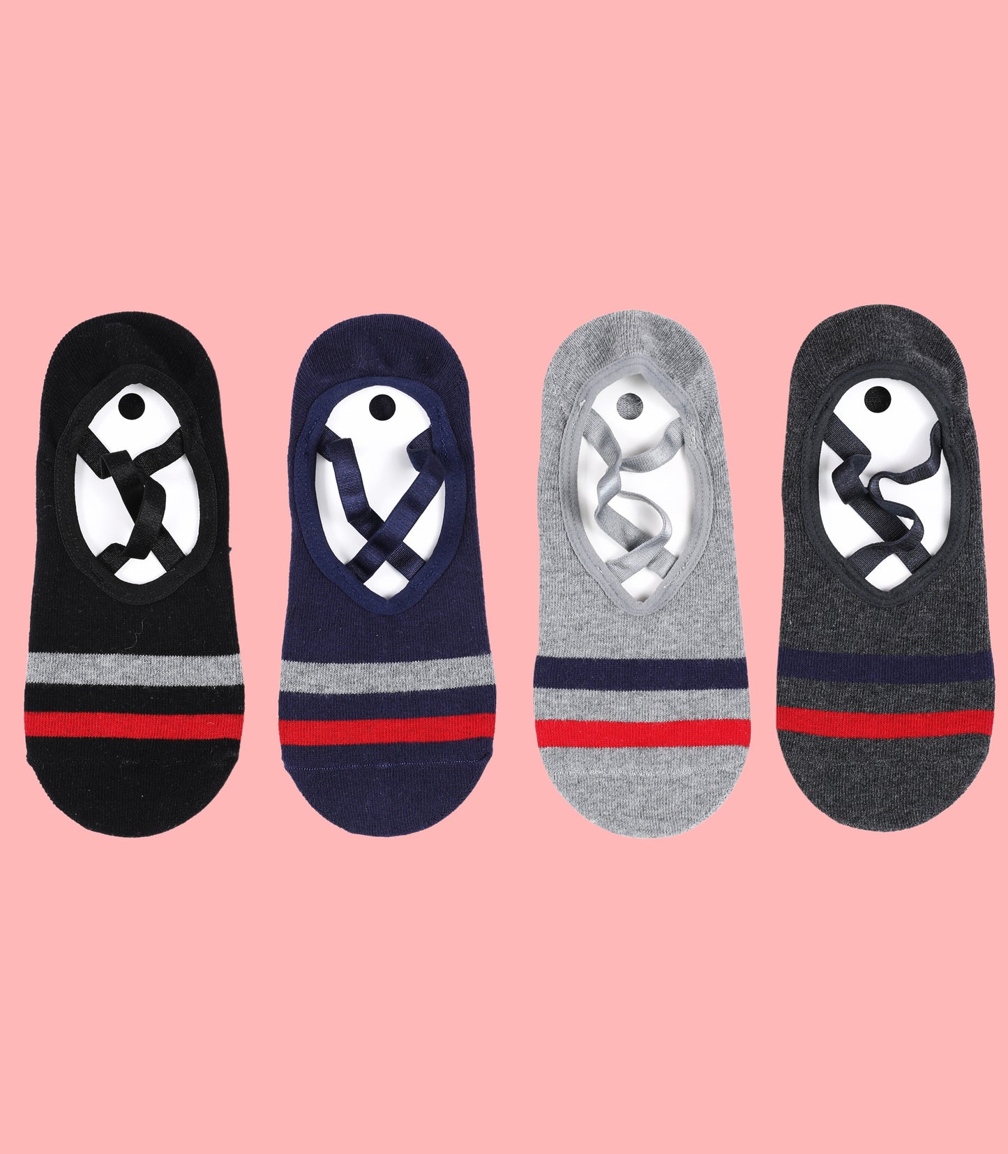 Alina Mae Maternity Non-Slip Women's Hospital Socks (Stripes)