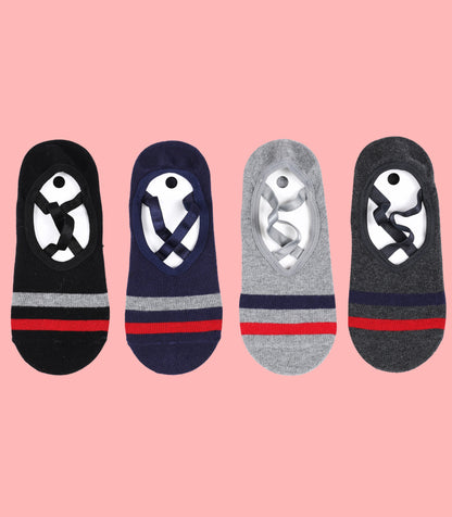Alina Mae Maternity Non-Slip Women's Hospital Socks (Stripes)