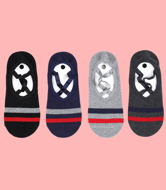 Alina Mae Maternity Non-Slip Women's Hospital Socks (Stripes)