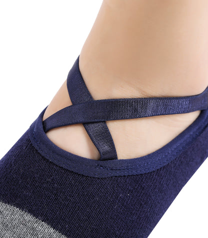 Alina Mae Maternity Non-Slip Women's Hospital Socks (Stripes)