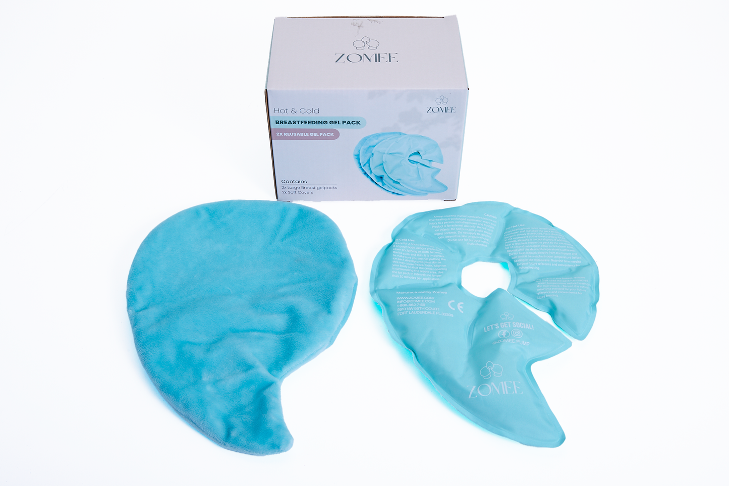 Zomee Hot & Cold Reusable Gel Packs