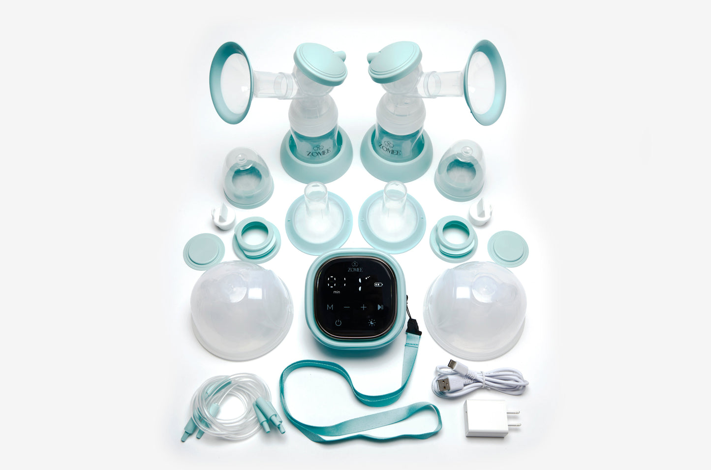 Zomee Z2 Pump & Hands-Free Collection Cups Bundle