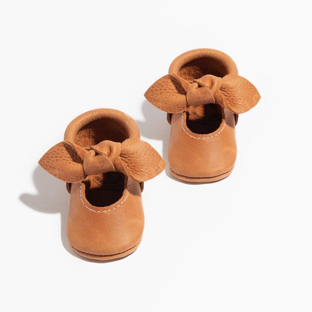 Freshly Picked Zion Knotted Bow Baby Shoe