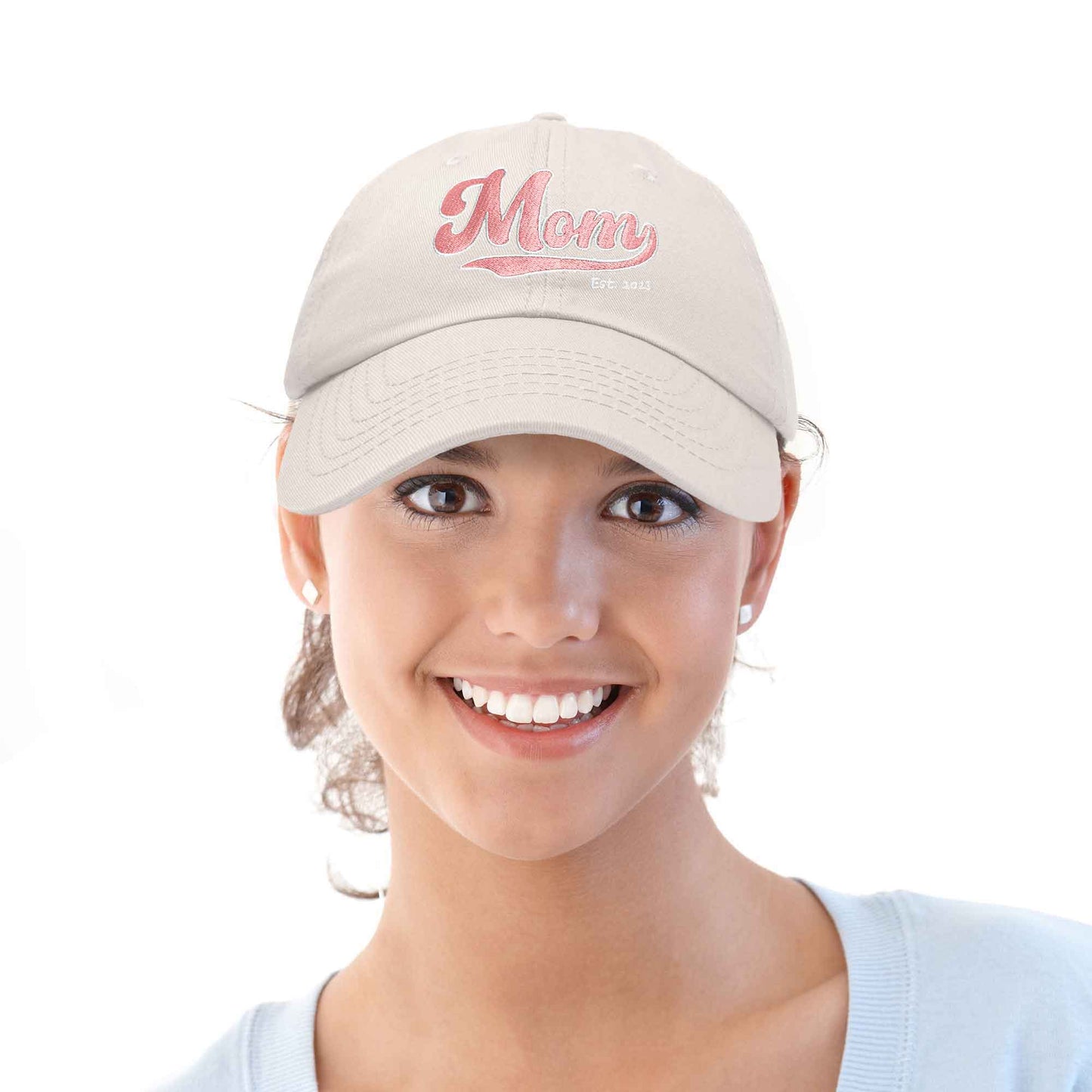 Varsity Mom Embroidered Cotton Hat