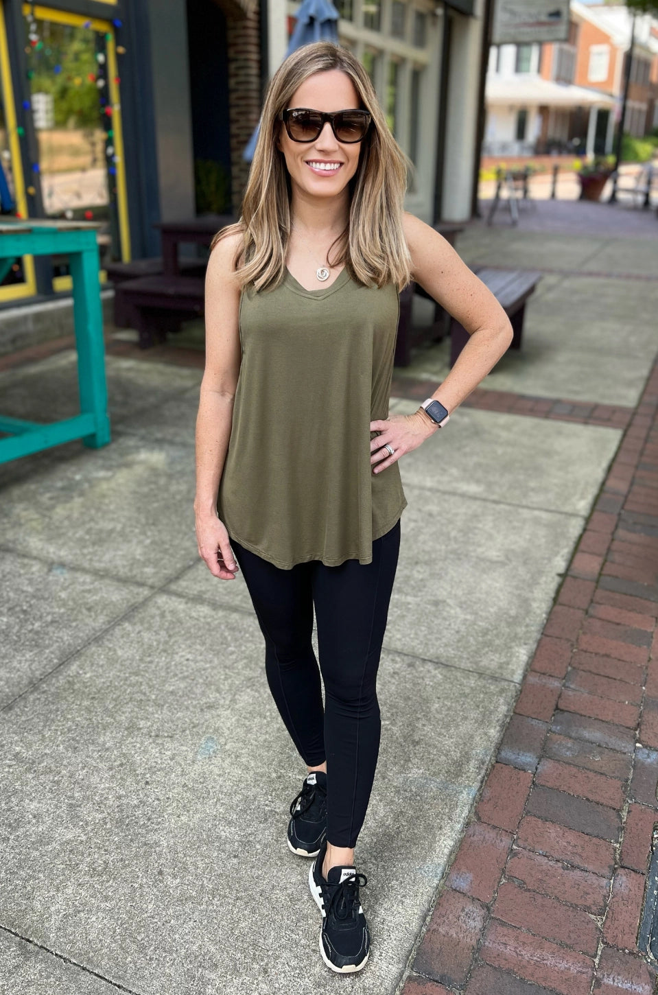 Nursing Swing Tank Top With Side Opening