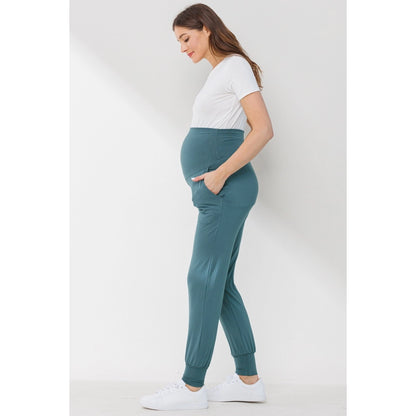 Rayon Modal Maternity Jogger Pant with Pockets