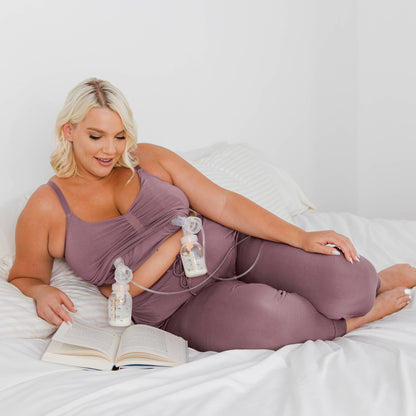 Sublime Bamboo Hands-Free Pumping Lounge & Sleep Bra