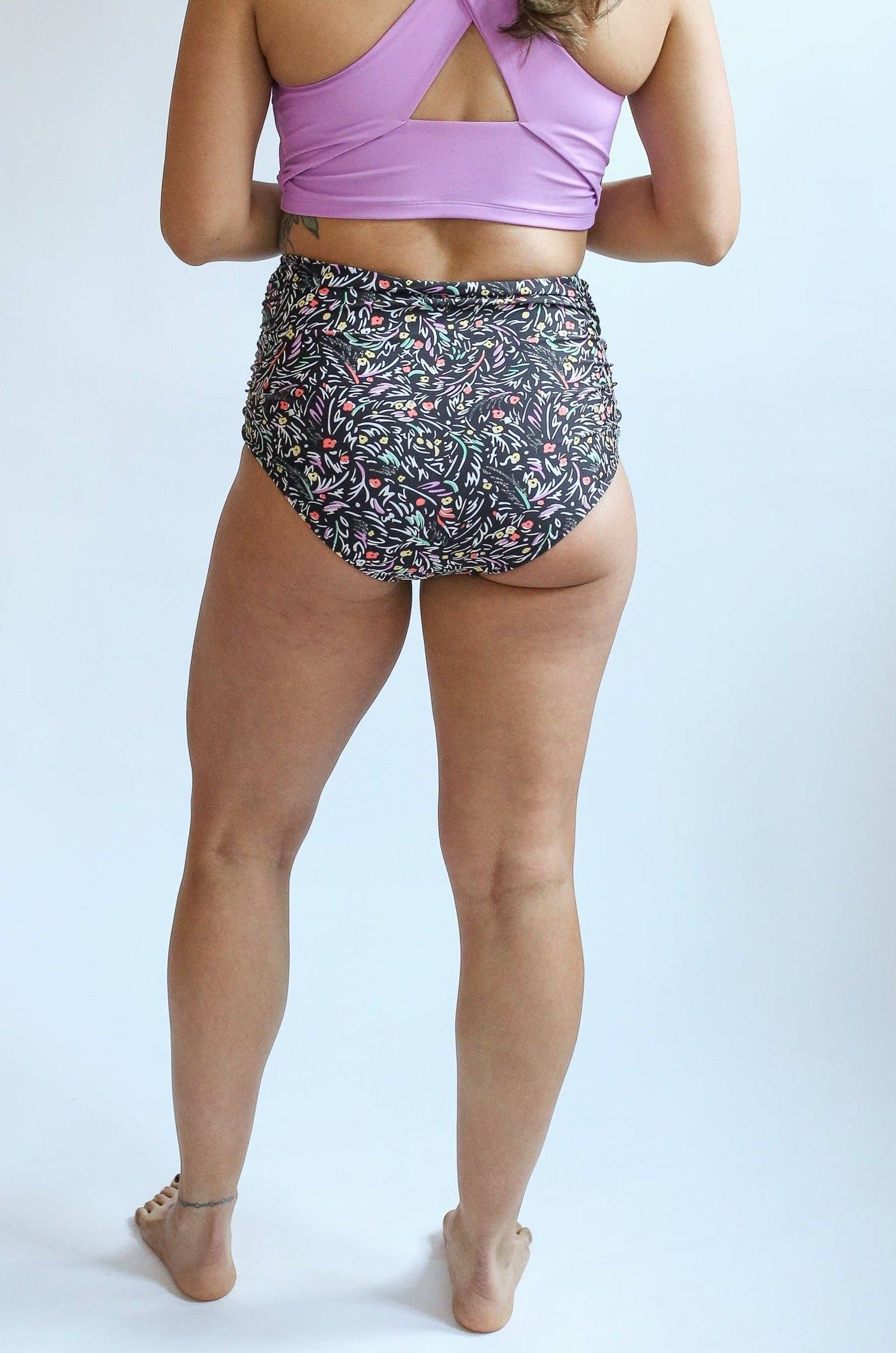 Full Coverage High Waist Bikini Bottoms