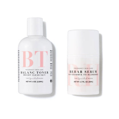 The Spoiled Mama Pregnancy-safe Blemish Treatment Kit - BalanC Toner & Rehab Serum Duo