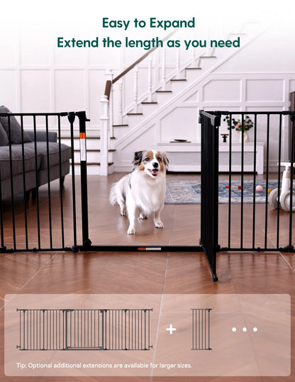 Babelio AdaptiZone | Extra Wide Safety Gate for Irregular Spaces