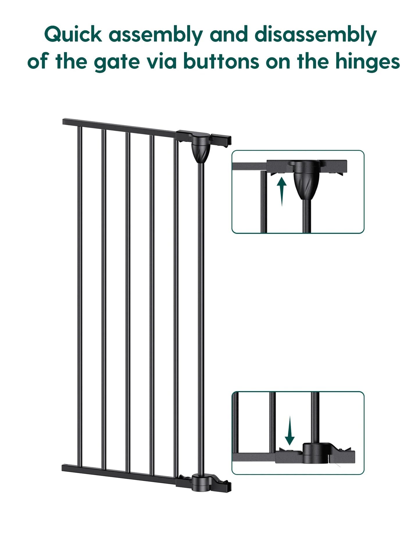 Babelio AdaptiZone | Extra Wide Safety Gate for Irregular Spaces