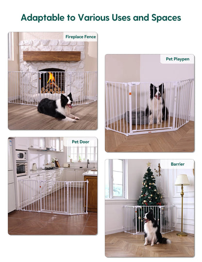Babelio AdaptiZone | Extra Wide Safety Gate for Irregular Spaces