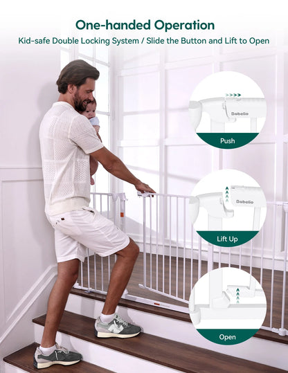 Babelio AdaptiZone | Extra Wide Safety Gate for Irregular Spaces