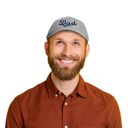 Dad Embroidered Varsity Cotton Hat