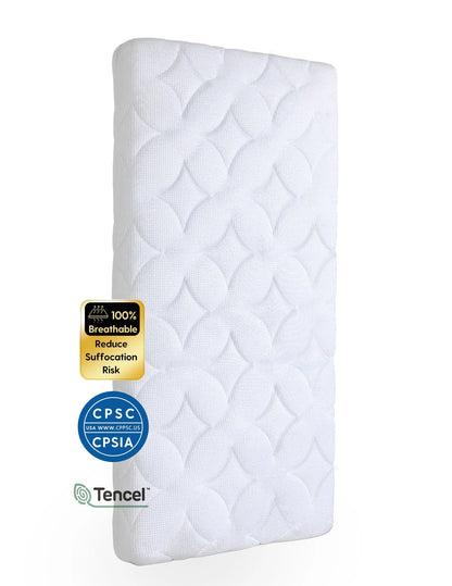 Babelio Air Nest | Ultra-Breathable 100% Washable Crib Mattress