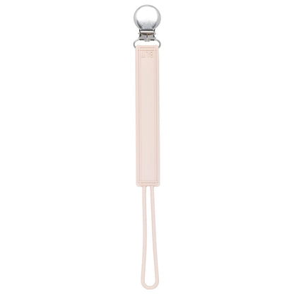 Three Little Tots Classic Tan Beige Neutral All Silicone One Piece Pacifier Clip
