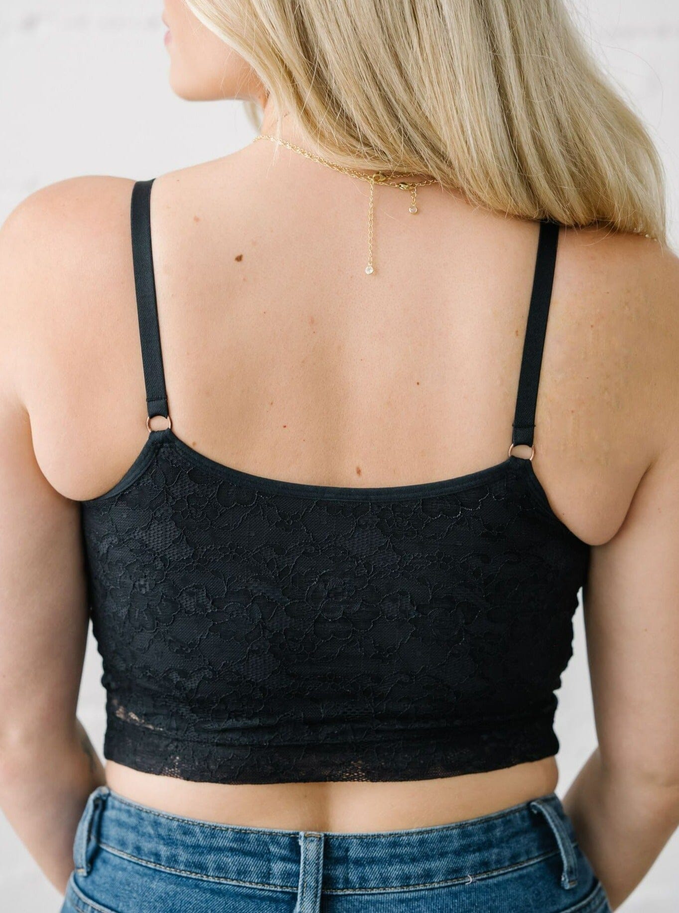 Davin & Adley [LACE BACK] Amelia Pumping & Nursing Crop Cami