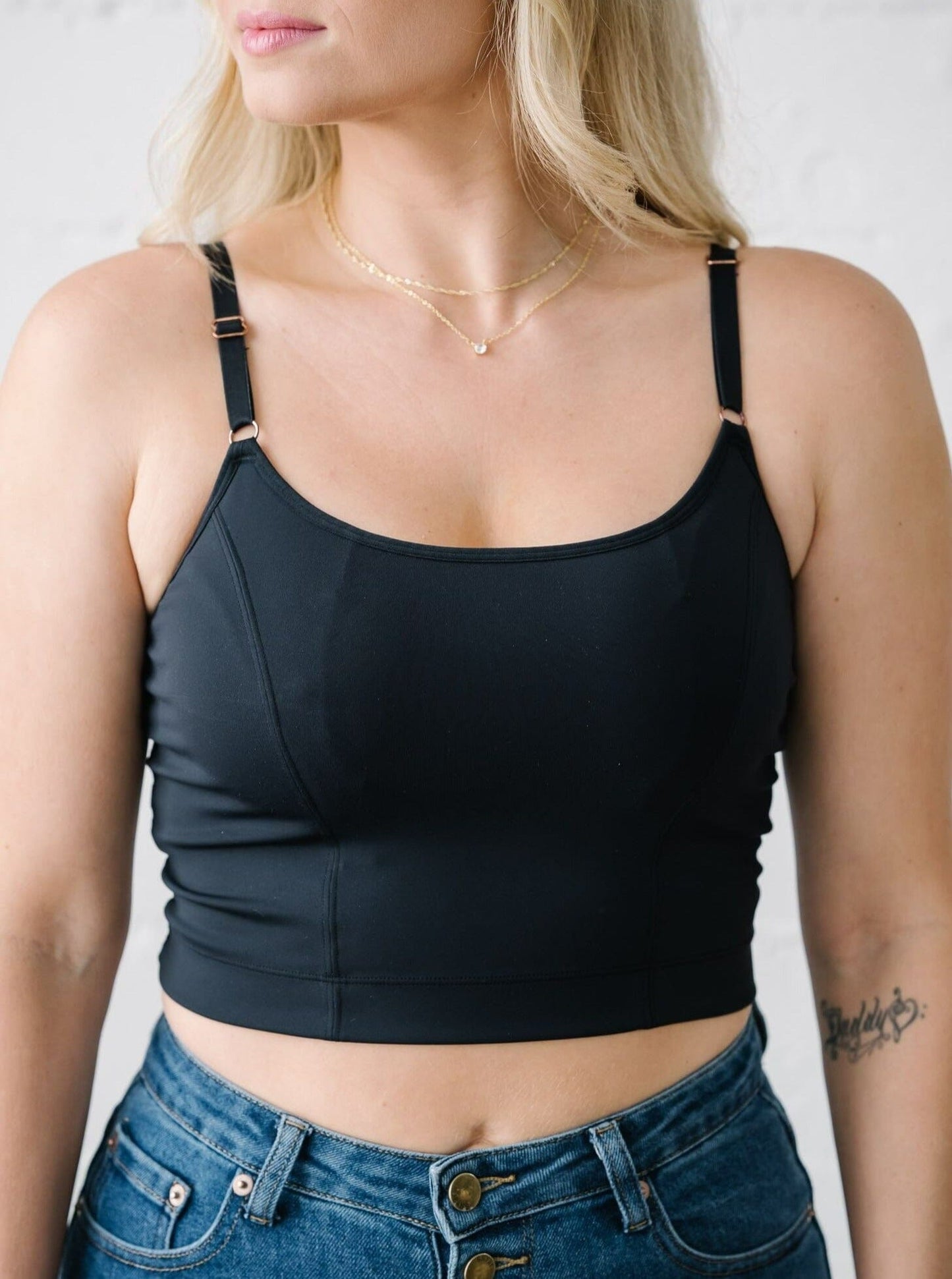 Davin & Adley [LACE BACK] Amelia Pumping & Nursing Crop Cami