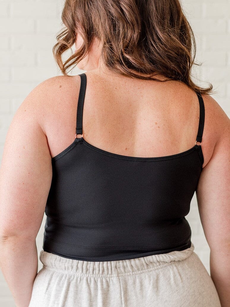 Davin & Adley [SOLID BACK] Amelia Pumping & Nursing Crop Cami