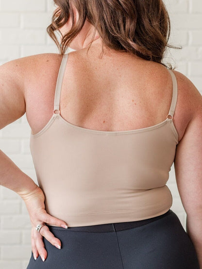 Davin & Adley [SOLID BACK] Amelia Pumping & Nursing Crop Cami