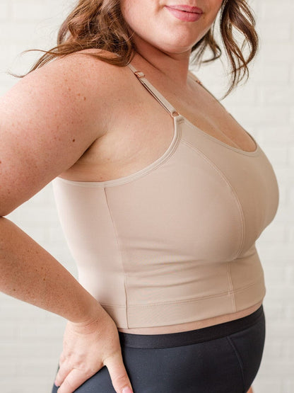 Davin & Adley [SOLID BACK] Amelia Pumping & Nursing Crop Cami