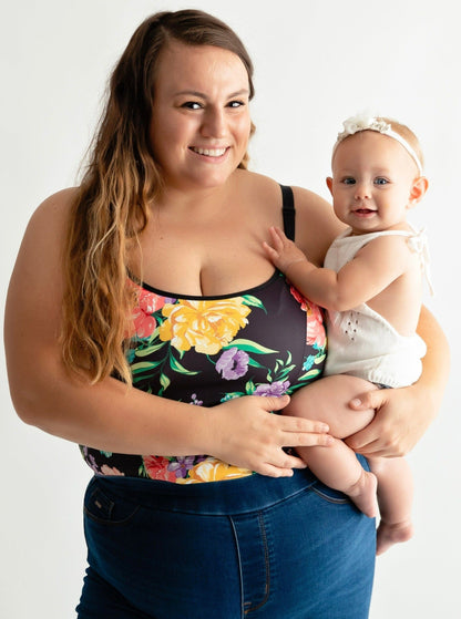 Davin & Adley 3 in 1 Amelia Pumping & Nursing Printed Cami (Final Sale)