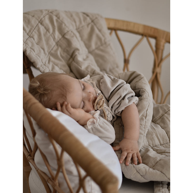 Nattiot Anna Sable Lave Reversible Baby Blanket