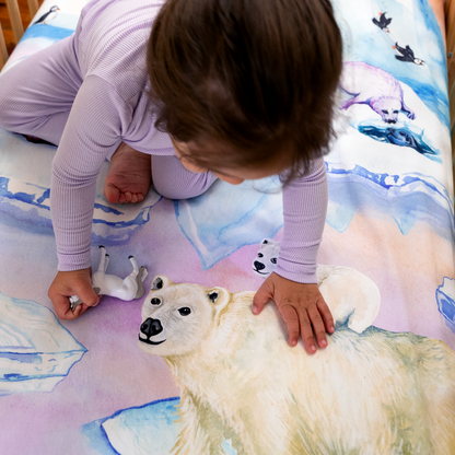 Moon Star Baby Ice Ice Baby Fitted Crib Sheet