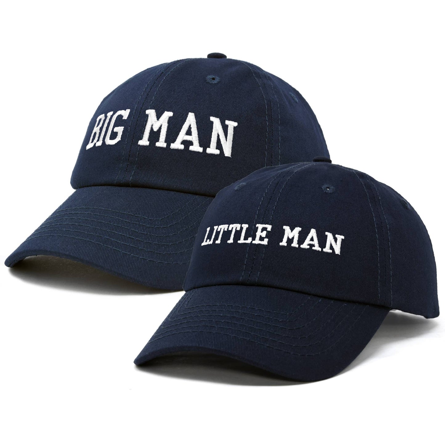 Big Man Little Man Father Son Matching Caps