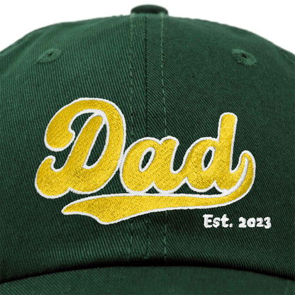 Dad Embroidered Varsity Cotton Hat
