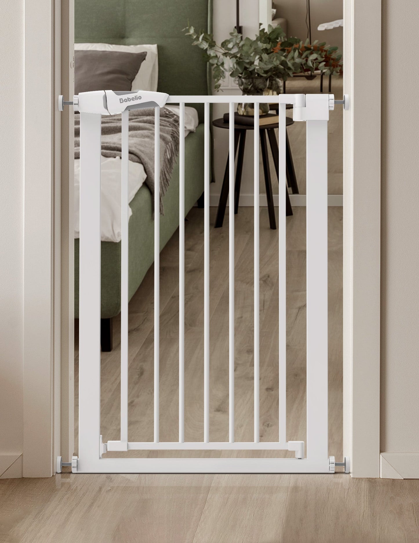Babelio PressGuard C5 | Narrow Baby Gate for Small Spaces