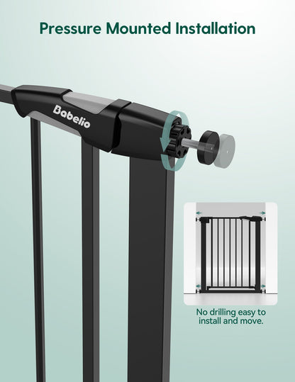 Babelio PressGuard C5 | Narrow Baby Gate for Small Spaces