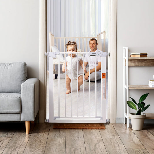 Babelio PressGuard C5 | Narrow Baby Gate for Small Spaces