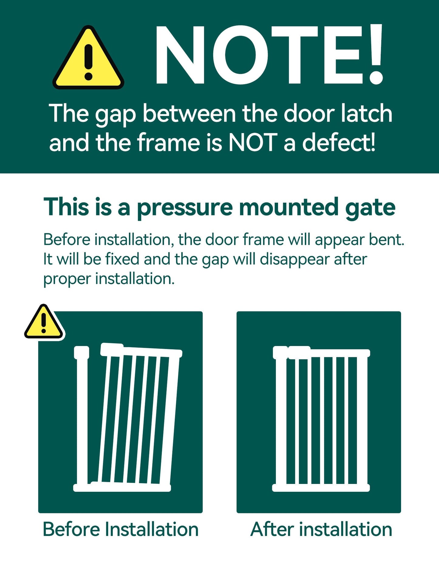Babelio PressGuard C5 | Narrow Baby Gate for Small Spaces