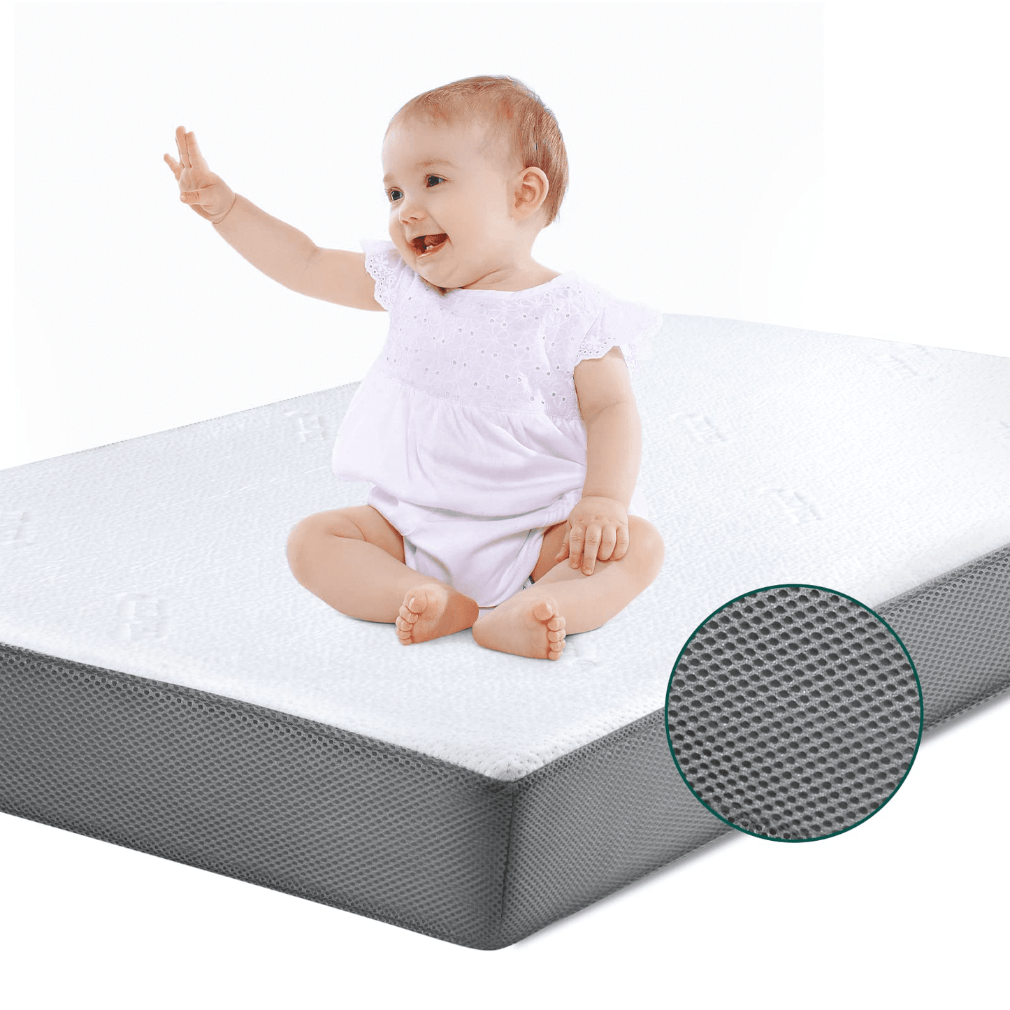 Babelio Cloud 2 Crib & Toddler Mattress with Tencel Cover