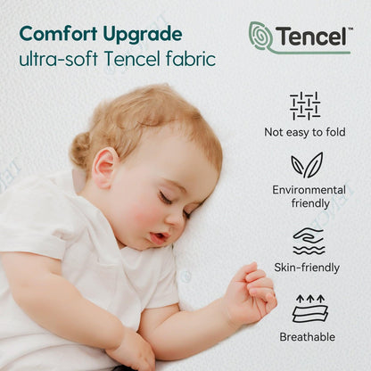 Babelio Cloud 2 Crib & Toddler Mattress with Tencel Cover