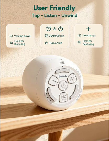 Babelio Pocket Mini Pro White Noise Machine
