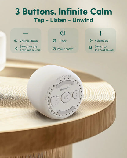 Babelio Pocket Mini White Noise Machine