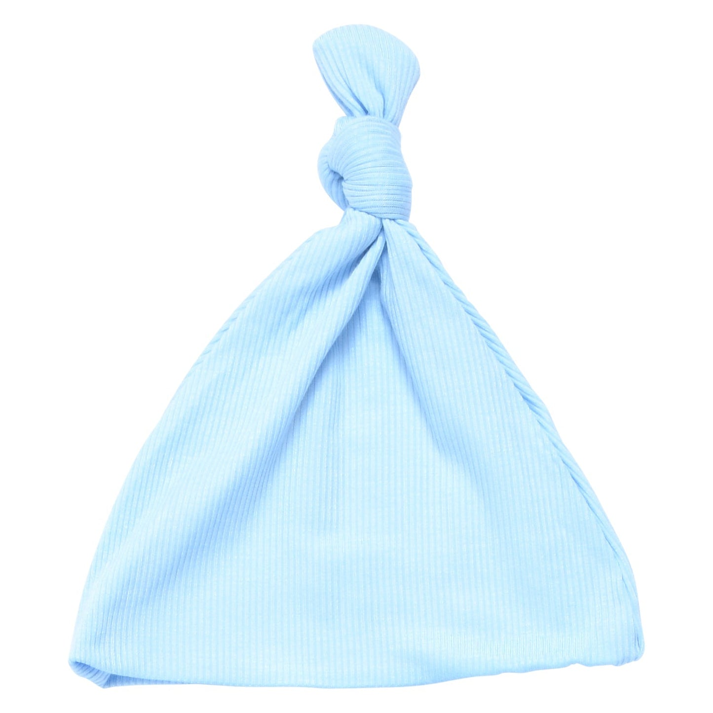 Three Little Tots Baby Blue Ribbed Hat