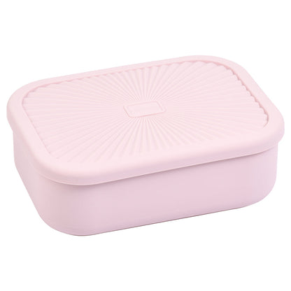 Three Little Tots Ballet Pink Silicone Bento Box