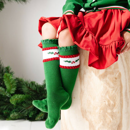 Classic Christmas Knee High Socks 3-Pack