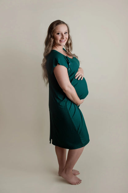 Maternity Mommy Labor and Delivery/ Nursing Gown