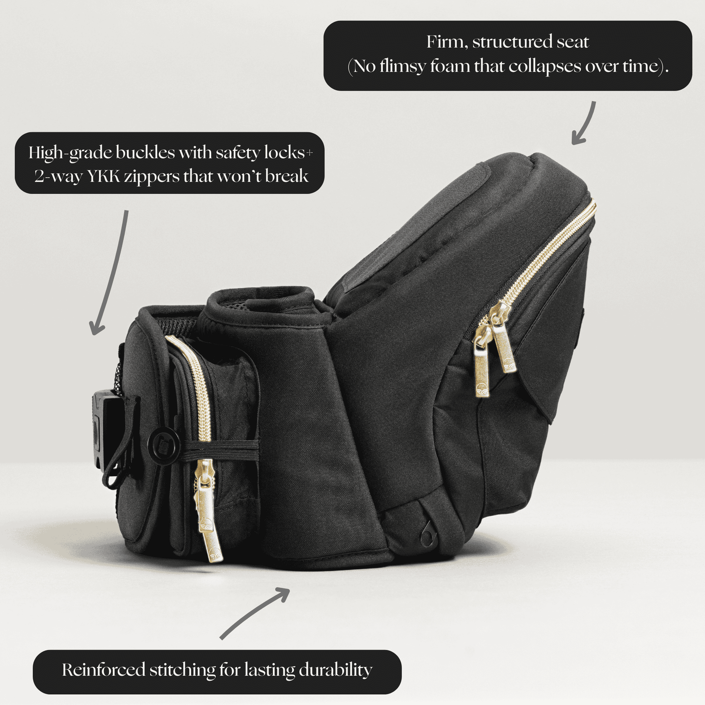 Tushbaby Hip Carrier - Ergonomic Baby Carrier & Hip Seat