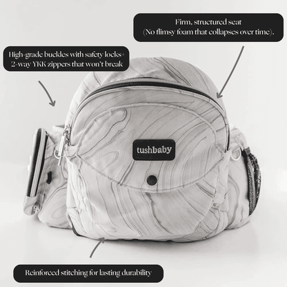 Tushbaby Hip Carrier - Ergonomic Baby Carrier & Hip Seat