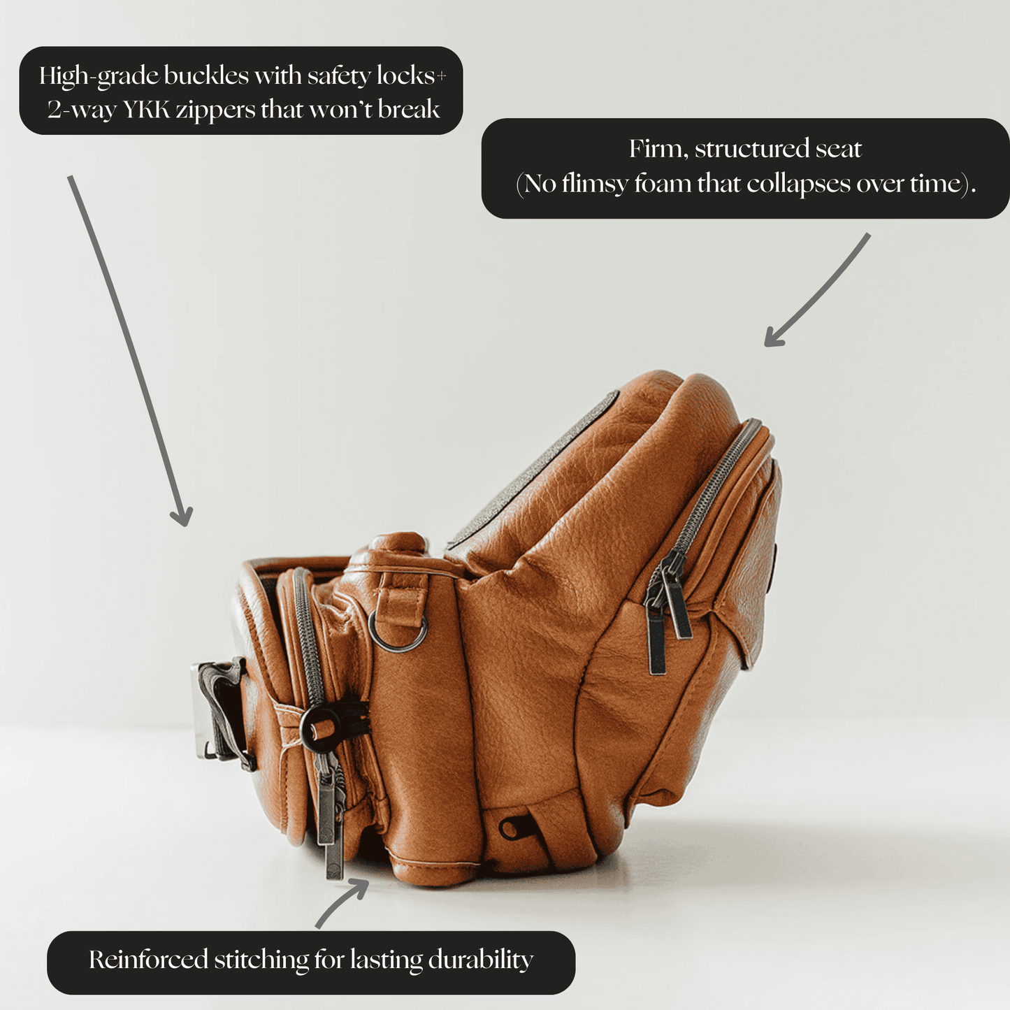 Tushbaby Hip Carrier - Ergonomic Baby Carrier & Hip Seat
